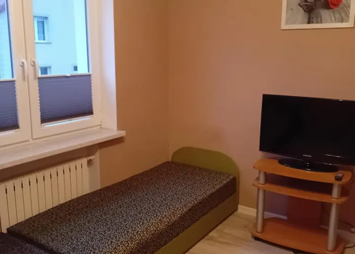 Olenka Quarto em Acomodações Particulares Darlowko